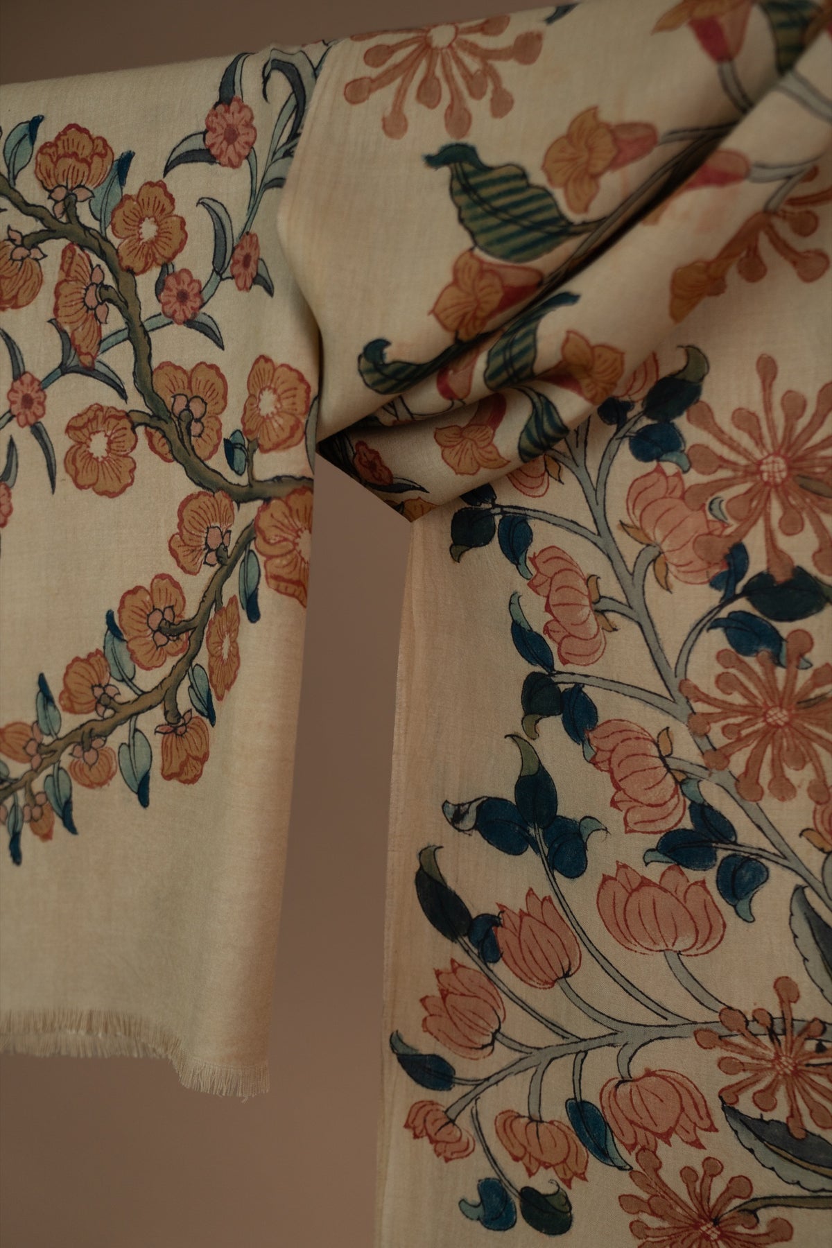 Kalamkari Stole | Palampore