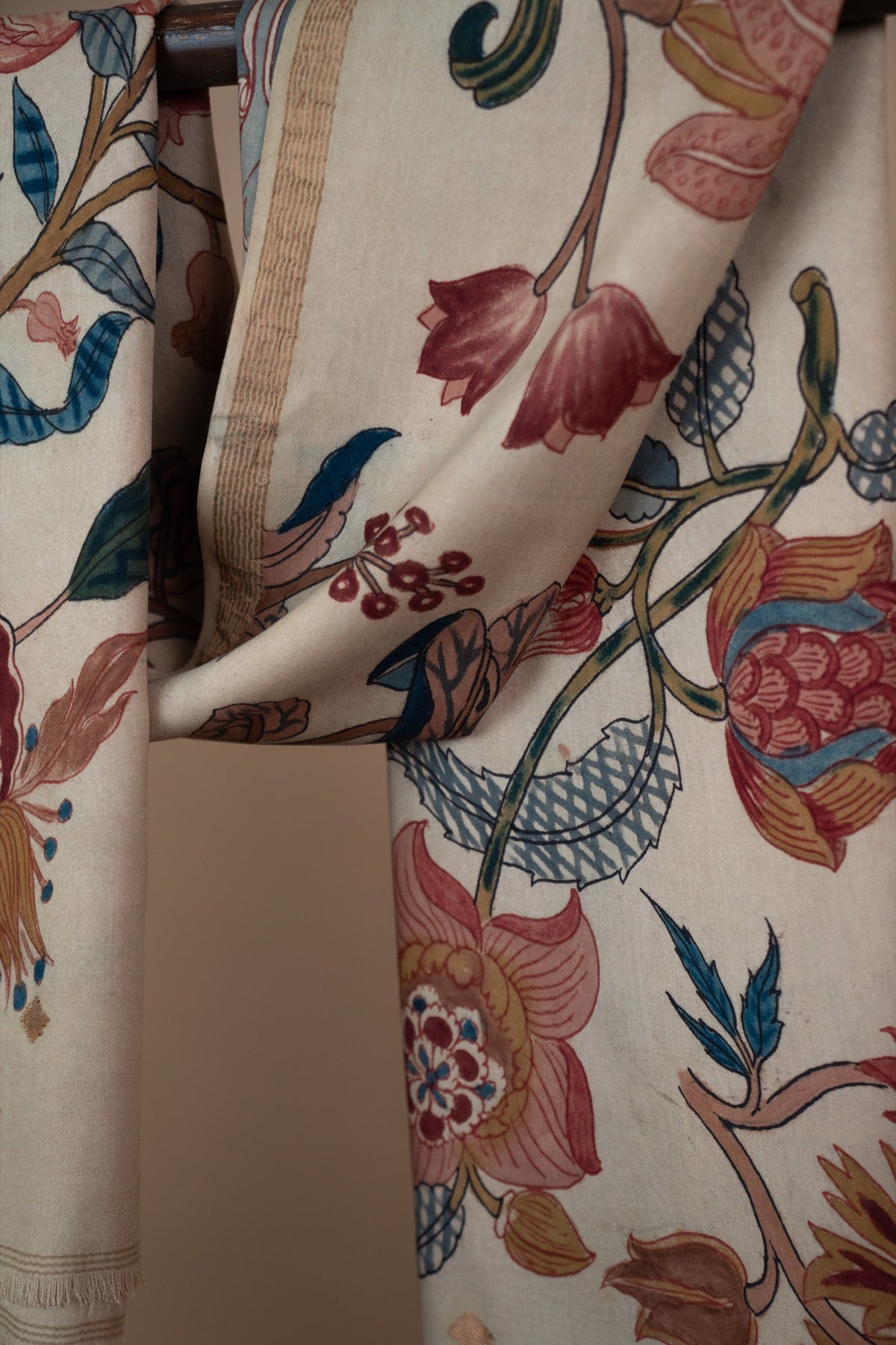 Kalamkari Shawl | Lila