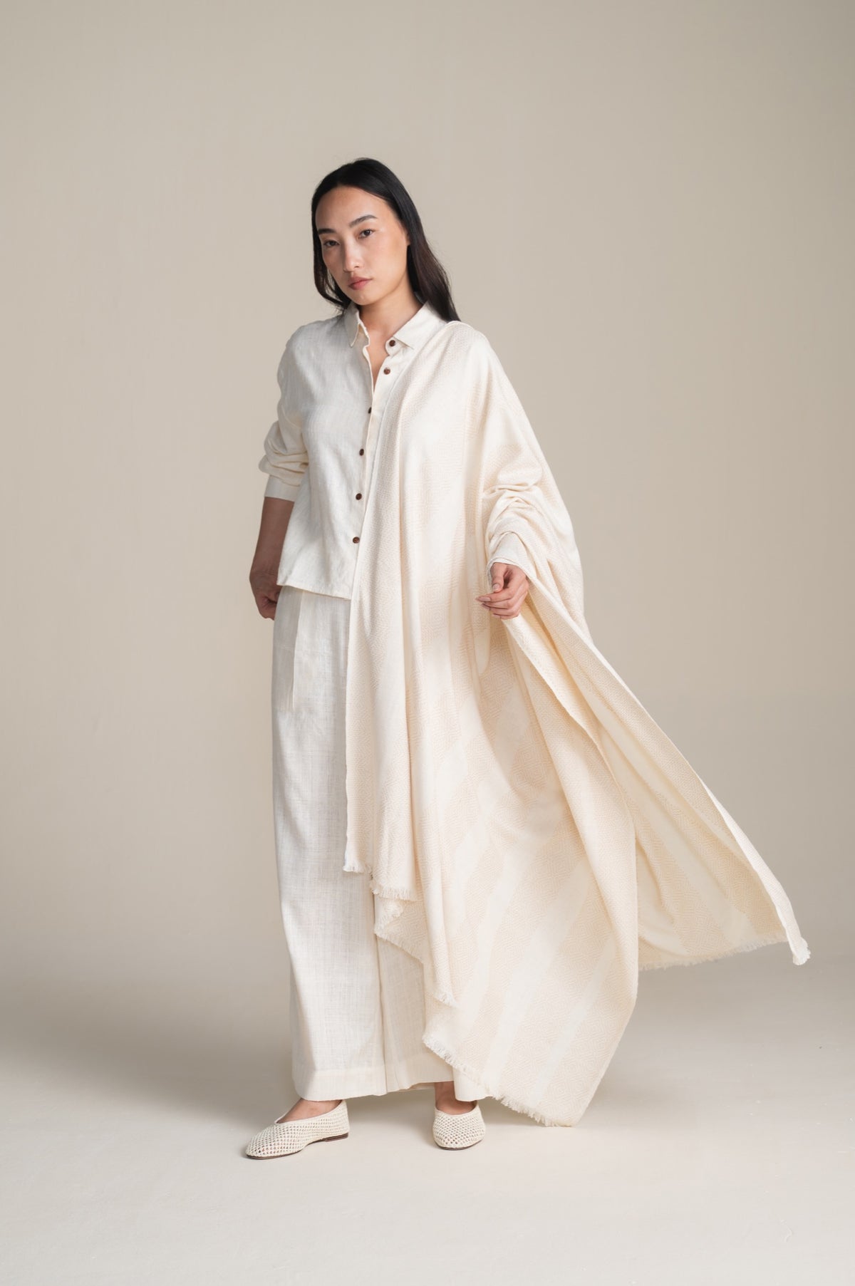 Meditation Shawl | Band - Oat