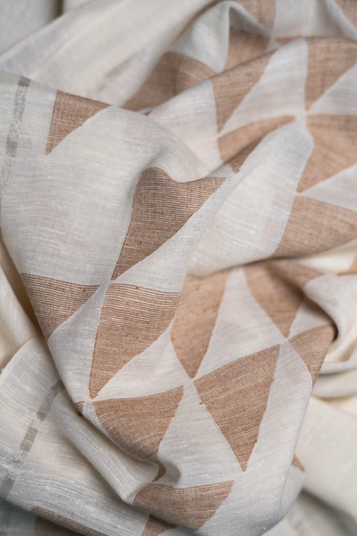 Cascade Jamdani Shawl | Natural & Harvest