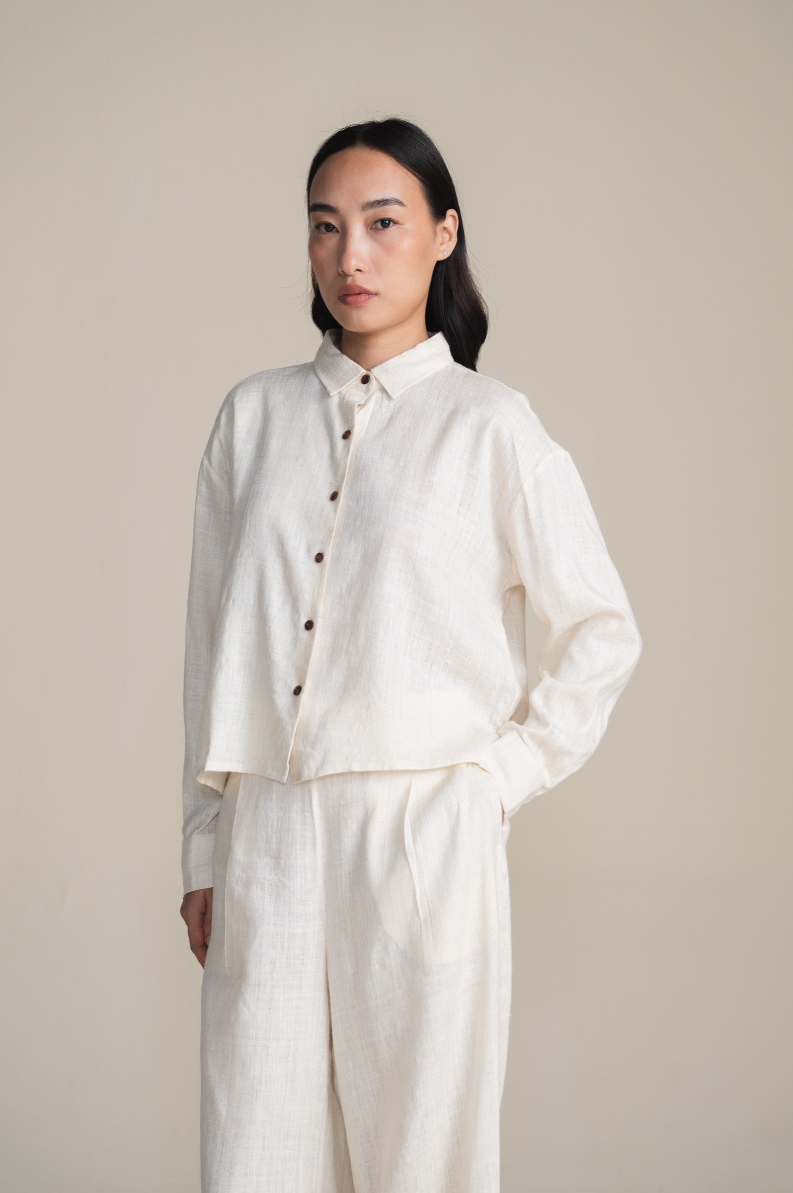 The Charkha Co-Ord | Ivory