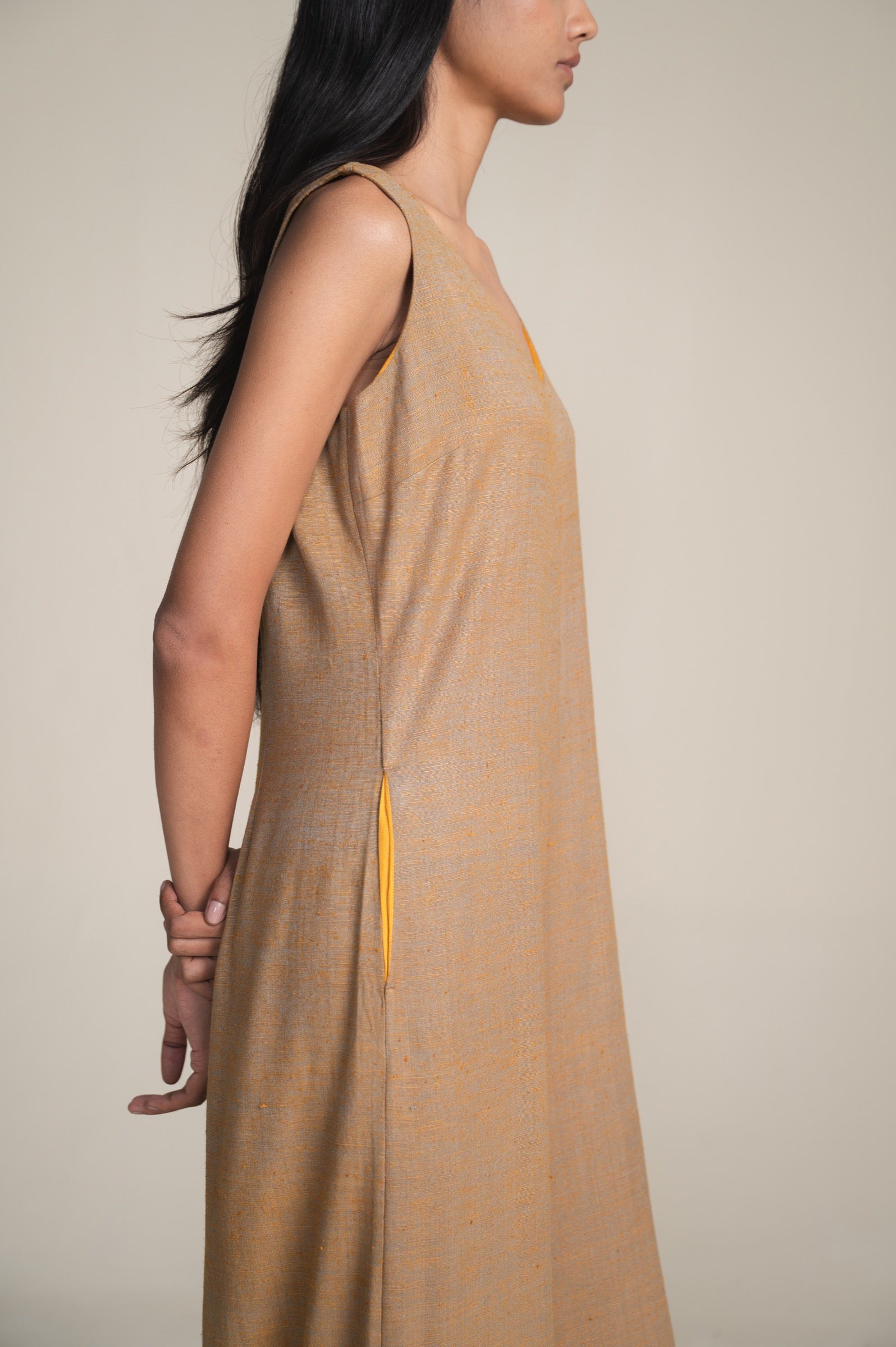 The Earth Jumpsuit | Marigold-Myrobalan