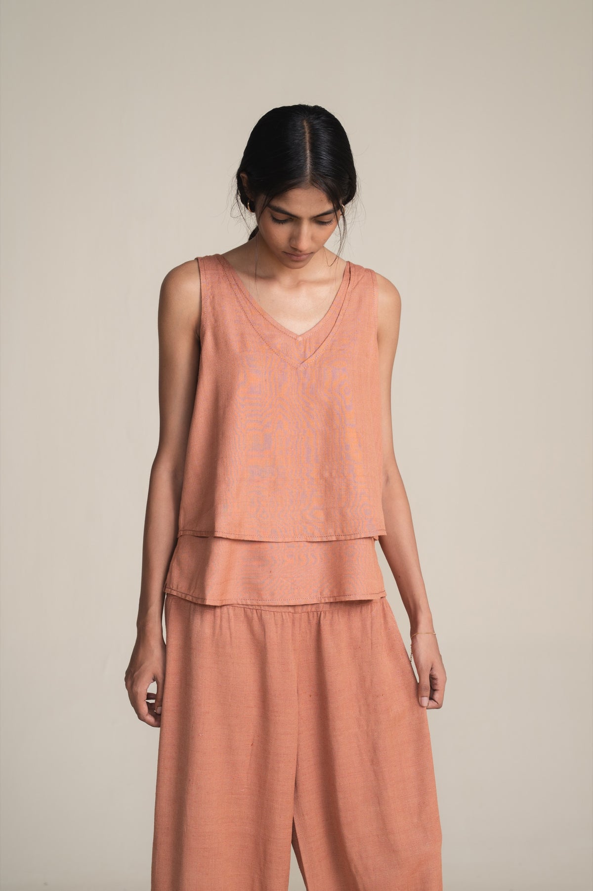 The Petal Chemise | Madder-Catechu