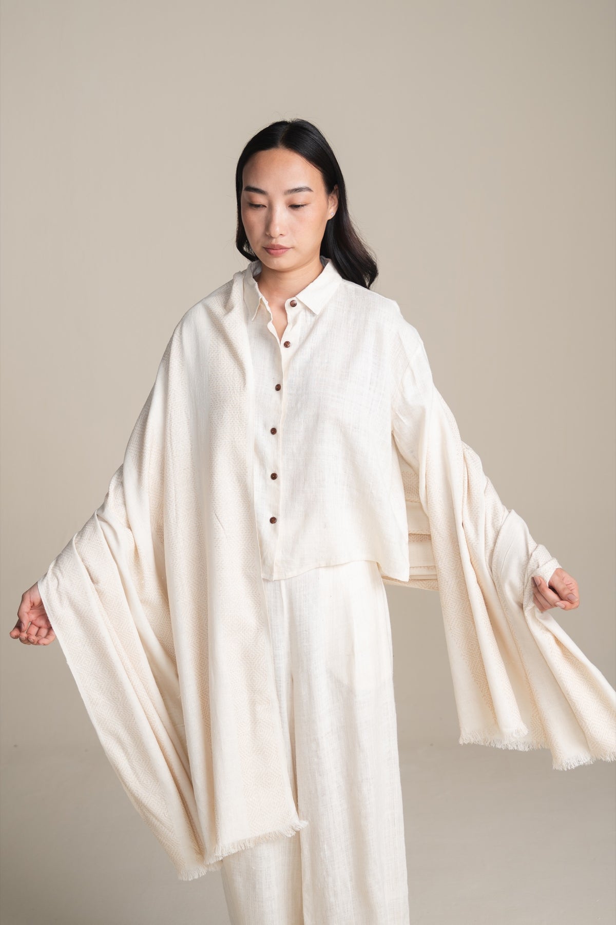 Meditation Shawl | Band - Oat