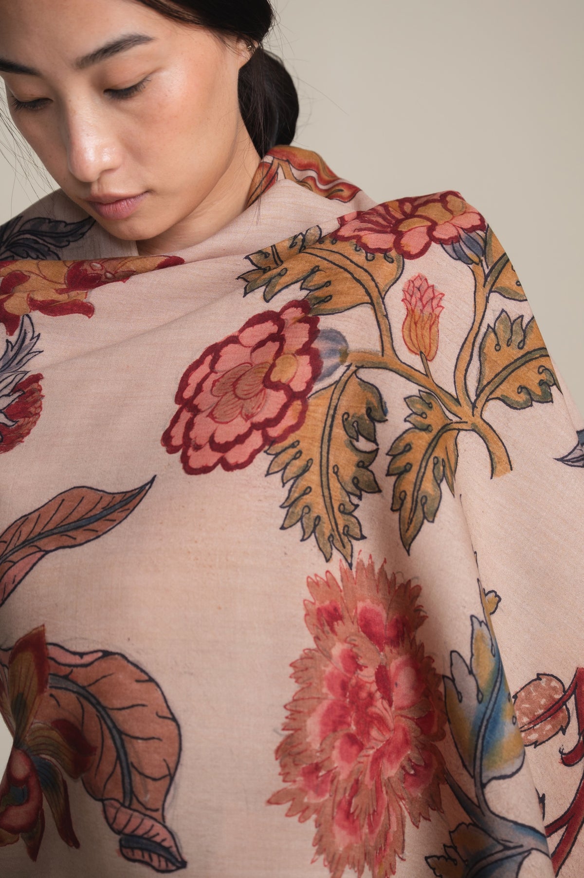Kalamkari Stole | Varna