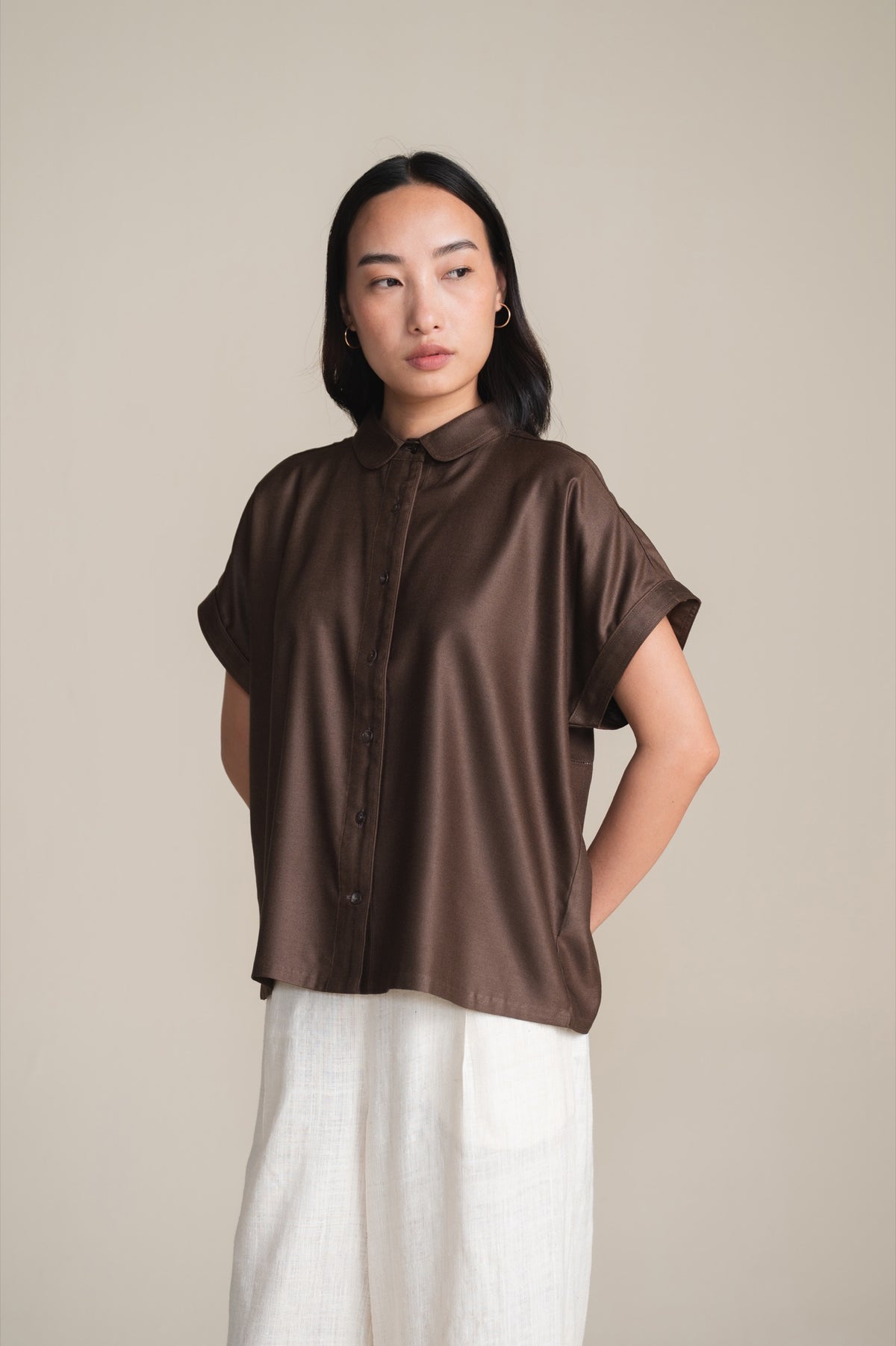 The Fern Shirt | Chocolate