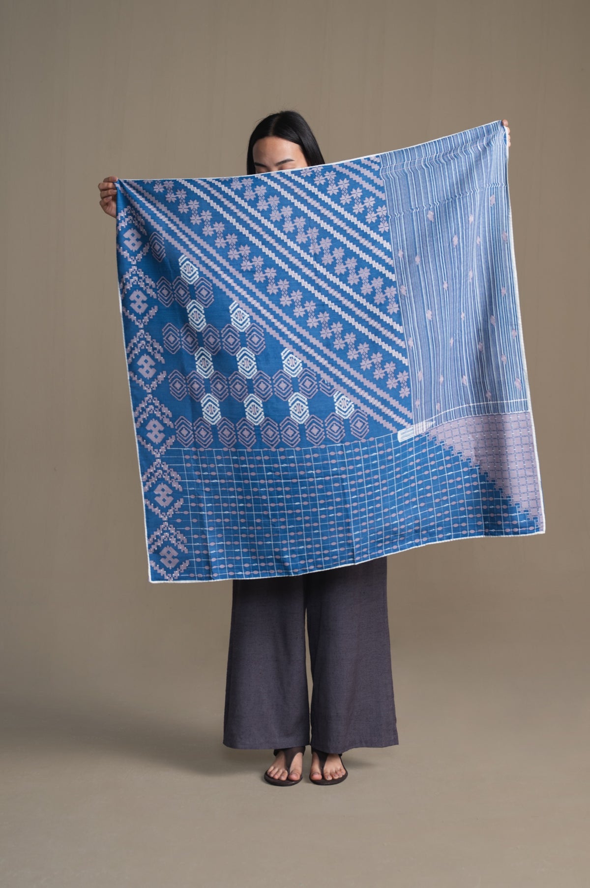 The Loom Scarf | Ensign Blue