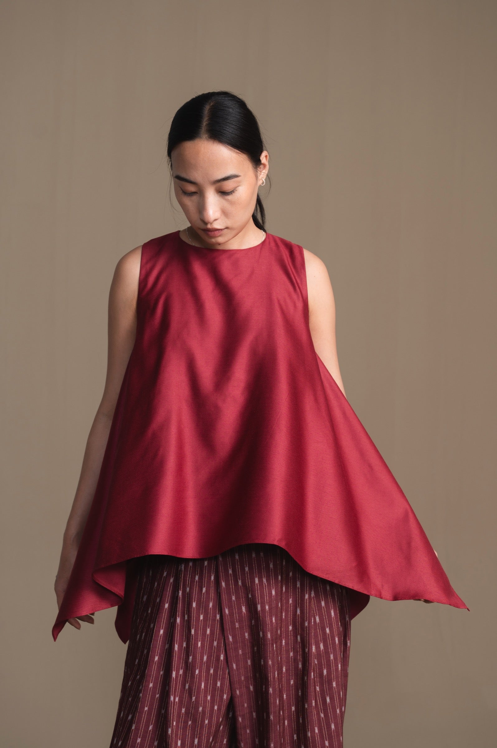 The Grace Blouse | Burgundy