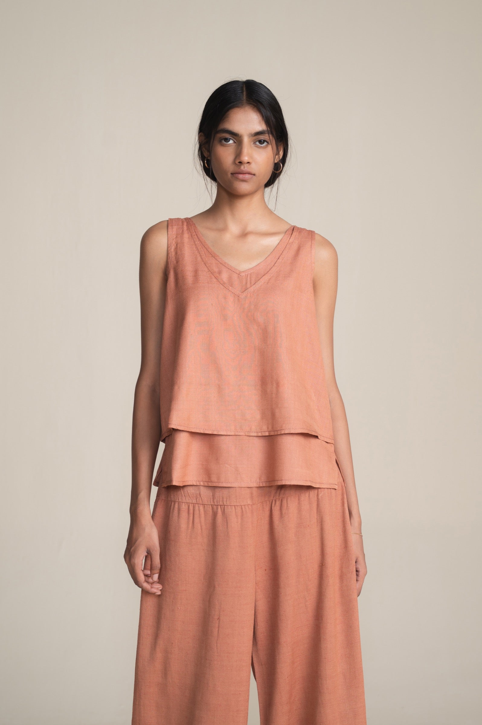 The Petal Chemise | Madder-Catechu