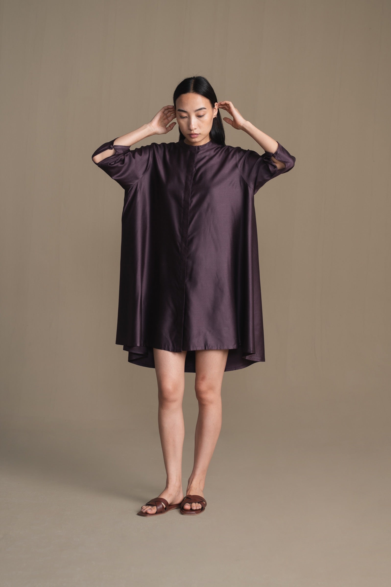 The Drift Shirt | Aubergine