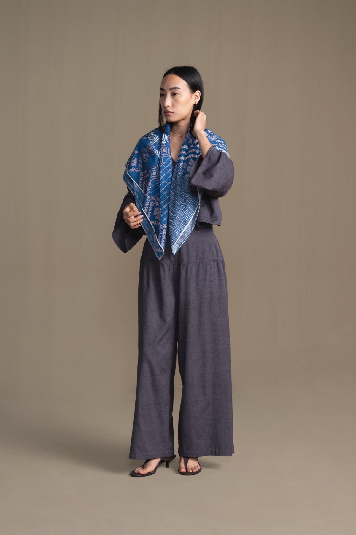The Loom Scarf | Ensign Blue