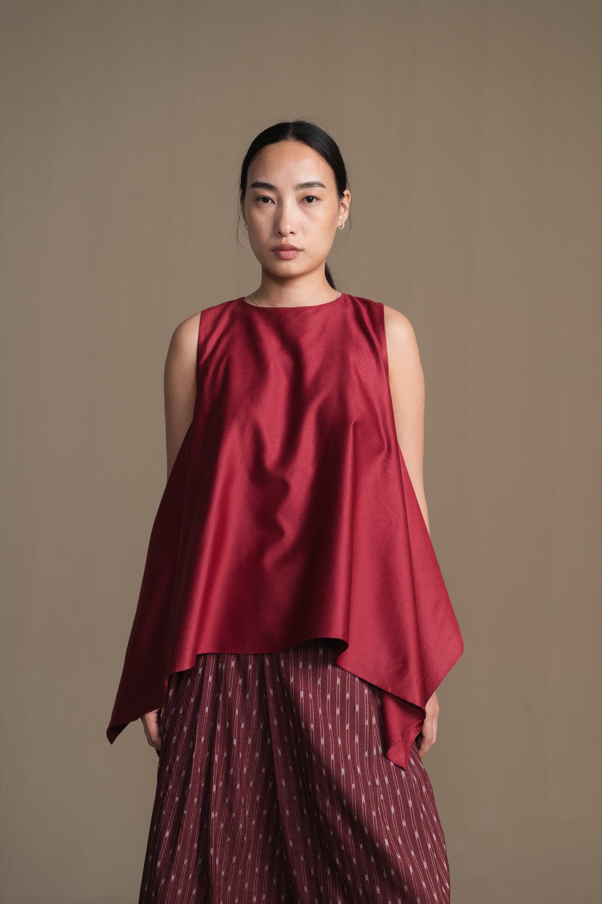 The Grace Blouse | Burgundy