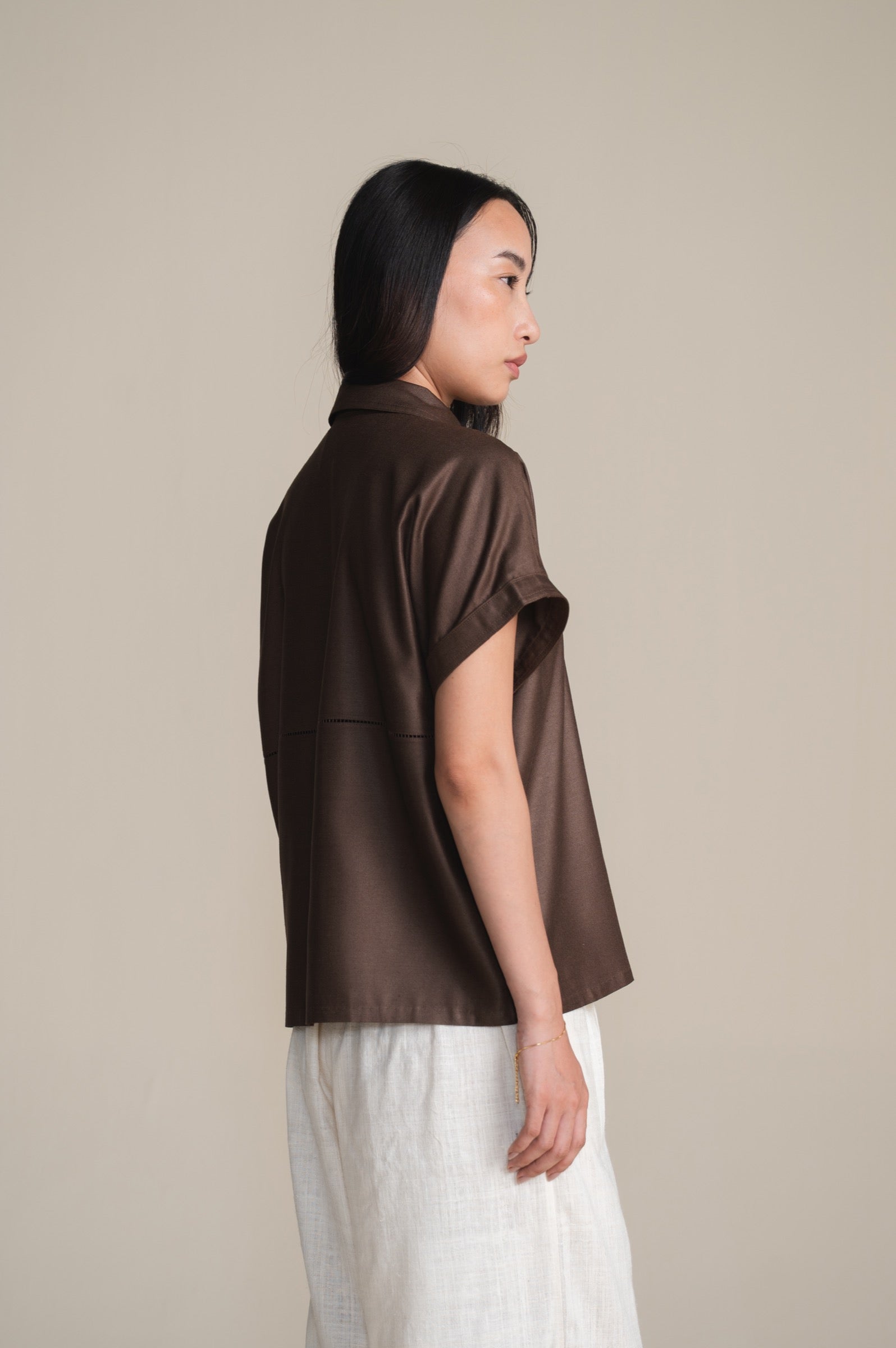 The Fern Shirt | Chocolate
