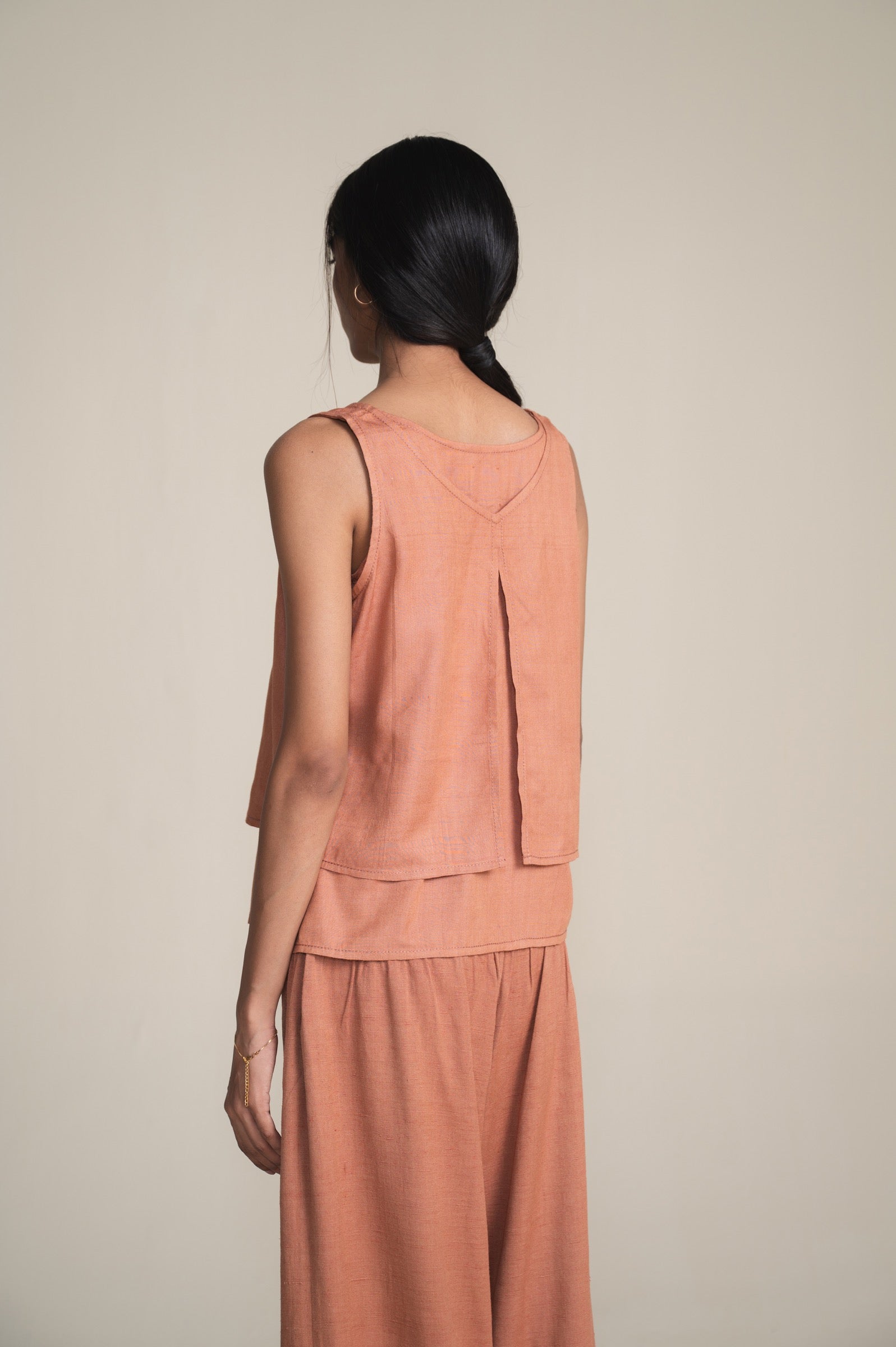 The Petal Chemise | Madder-Catechu