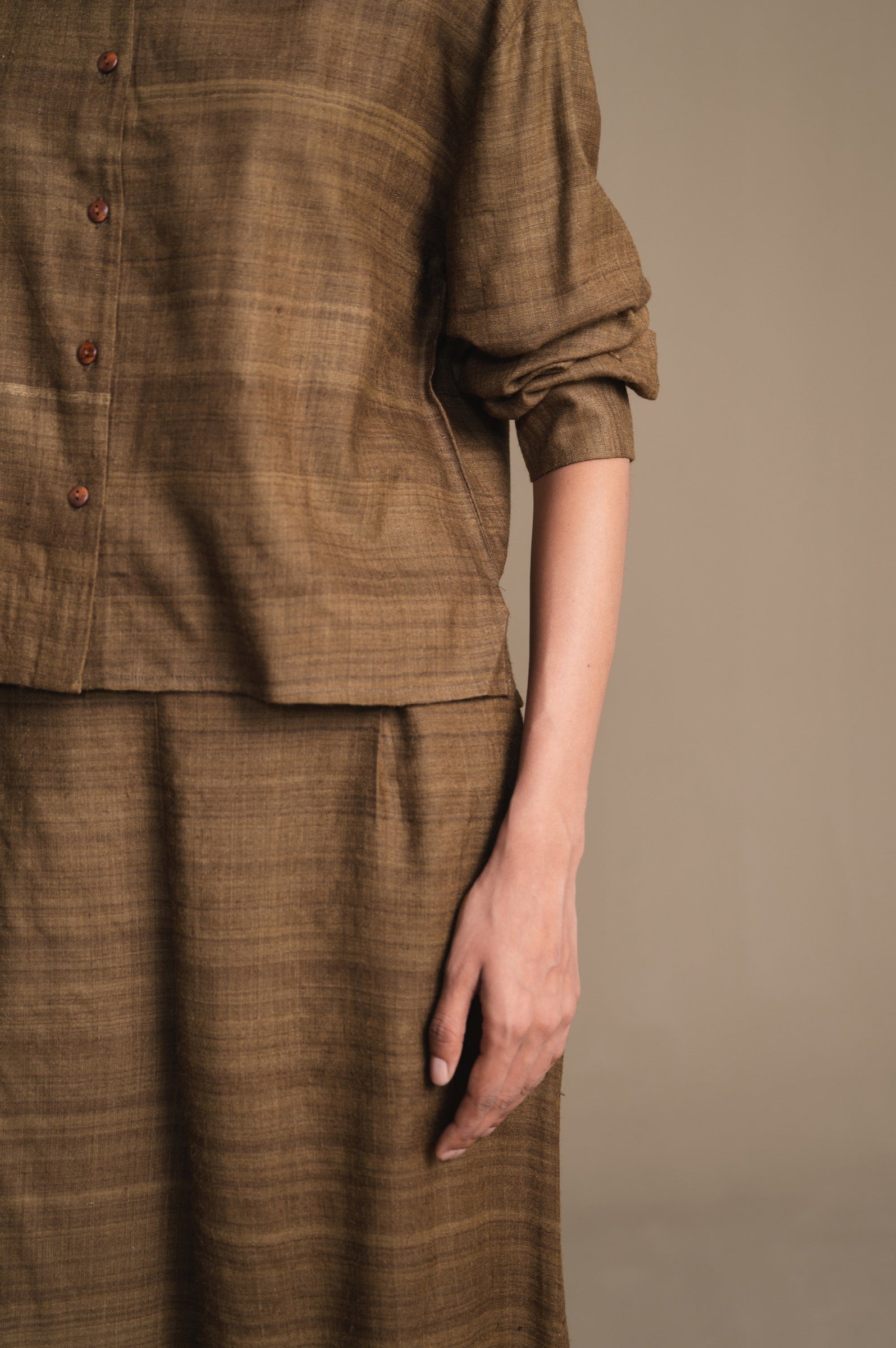 The Charkha Co-Ord | Moss