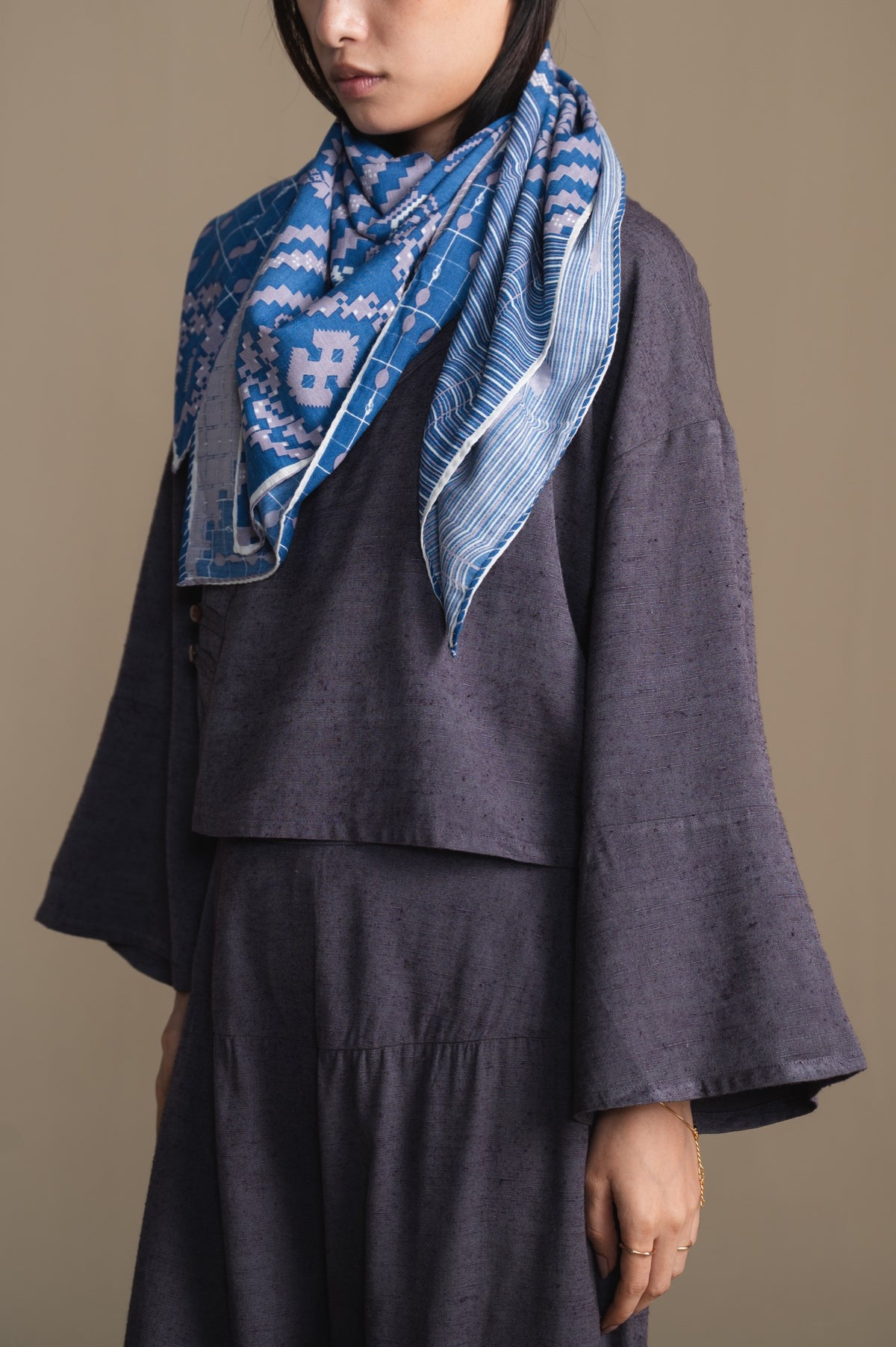The Loom Scarf | Ensign Blue