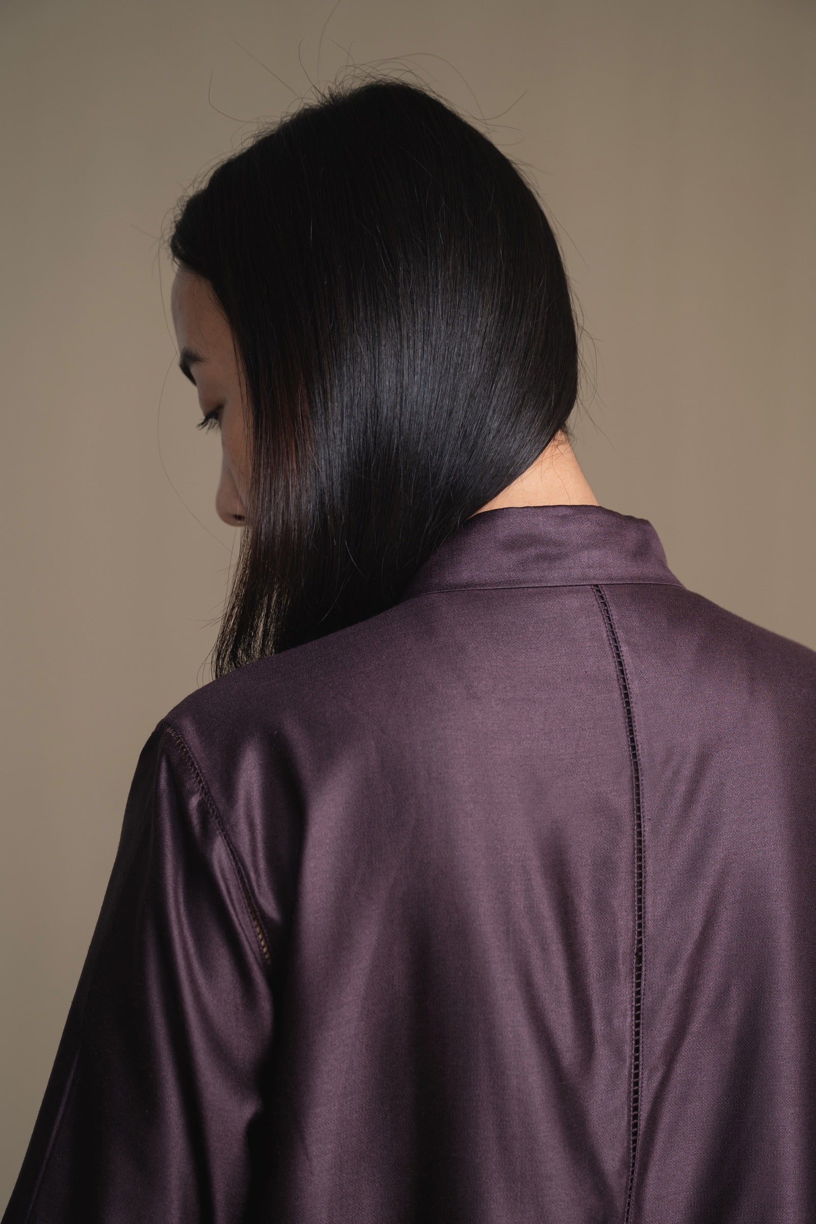The Button-Down | Aubergine