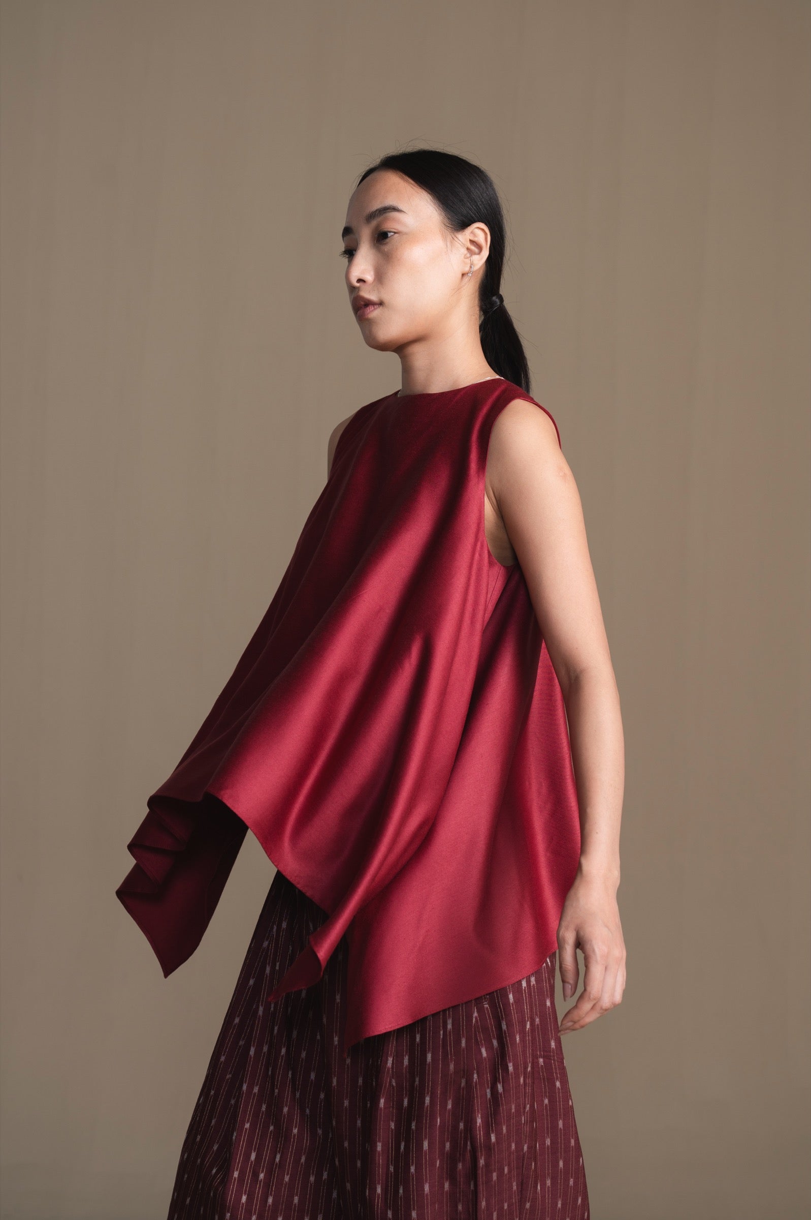 The Grace Blouse | Burgundy