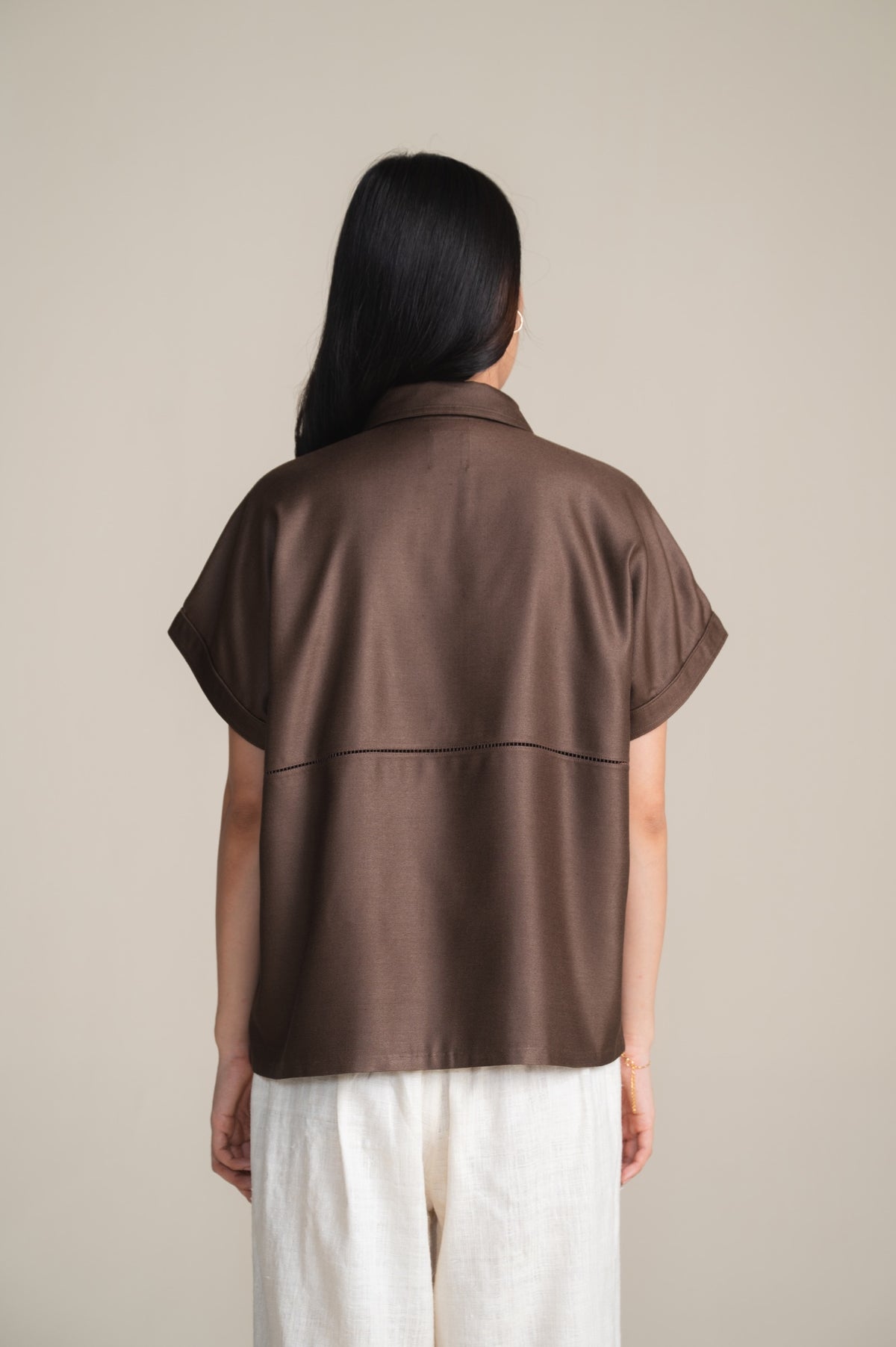 The Fern Shirt | Chocolate