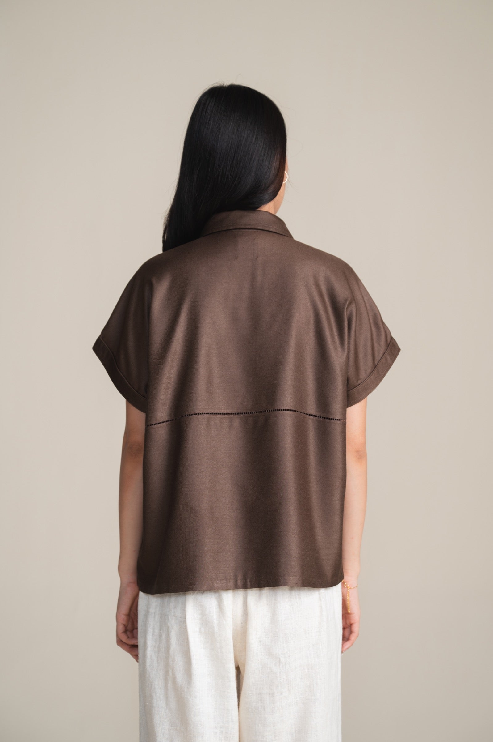 The Fern Shirt | Chocolate