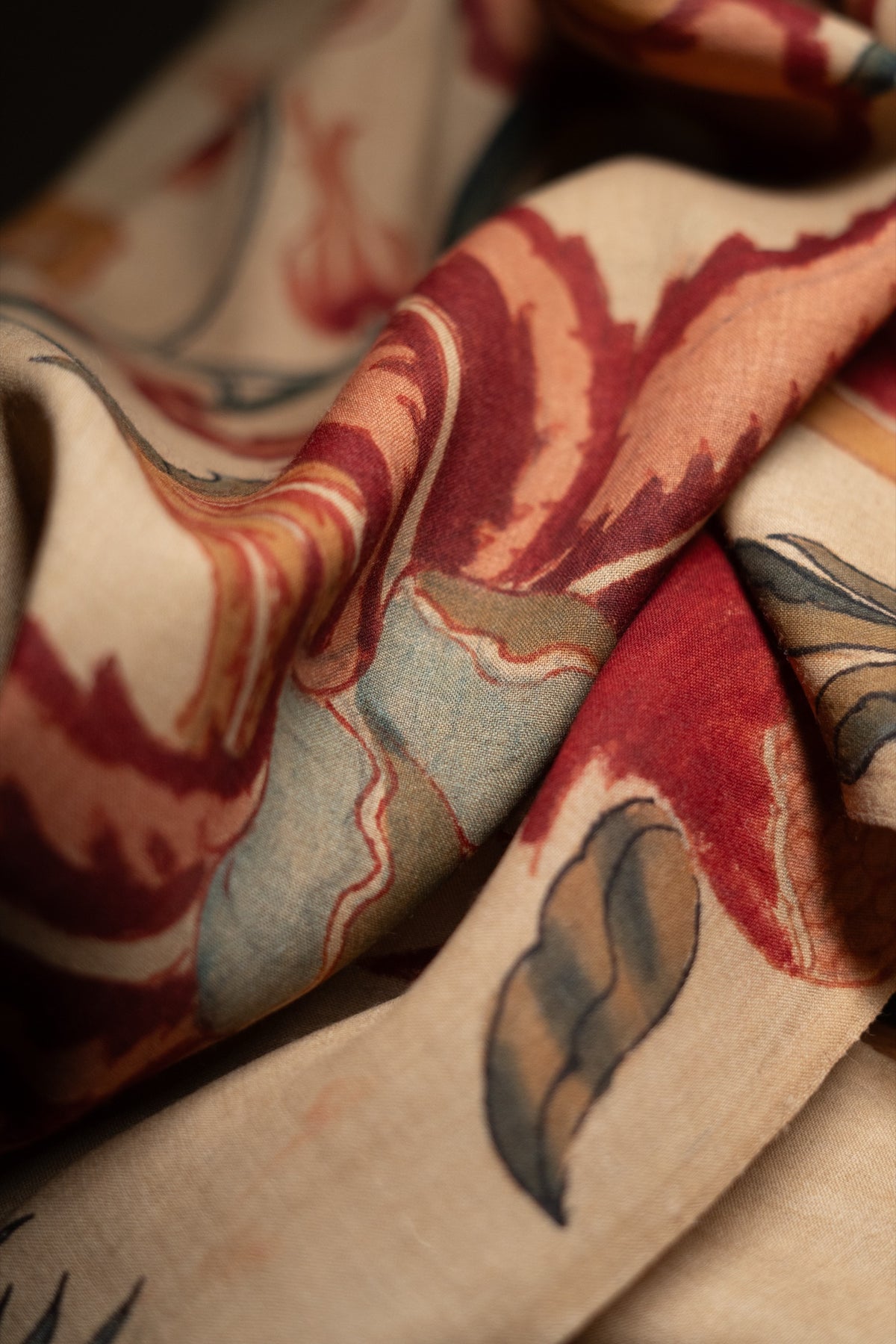 Kalamkari Stole | Dali