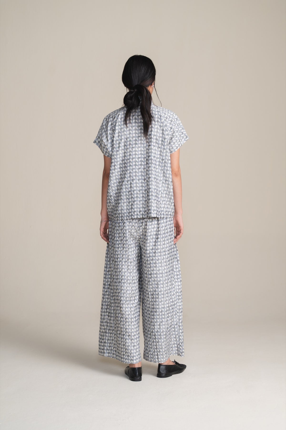 The Heritage Raglan Shirt | Ash Houndstooth