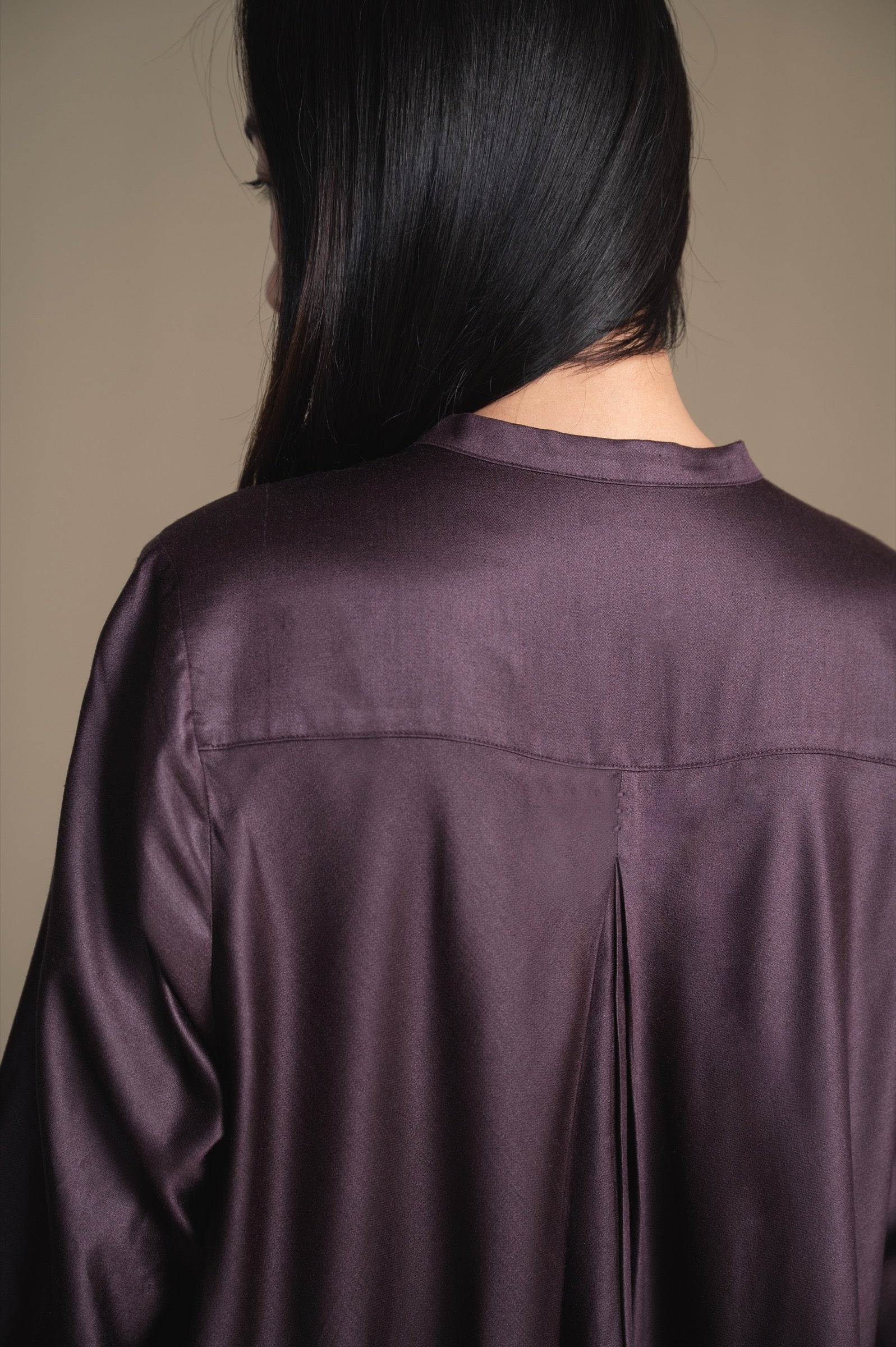 The Drift Shirt | Aubergine