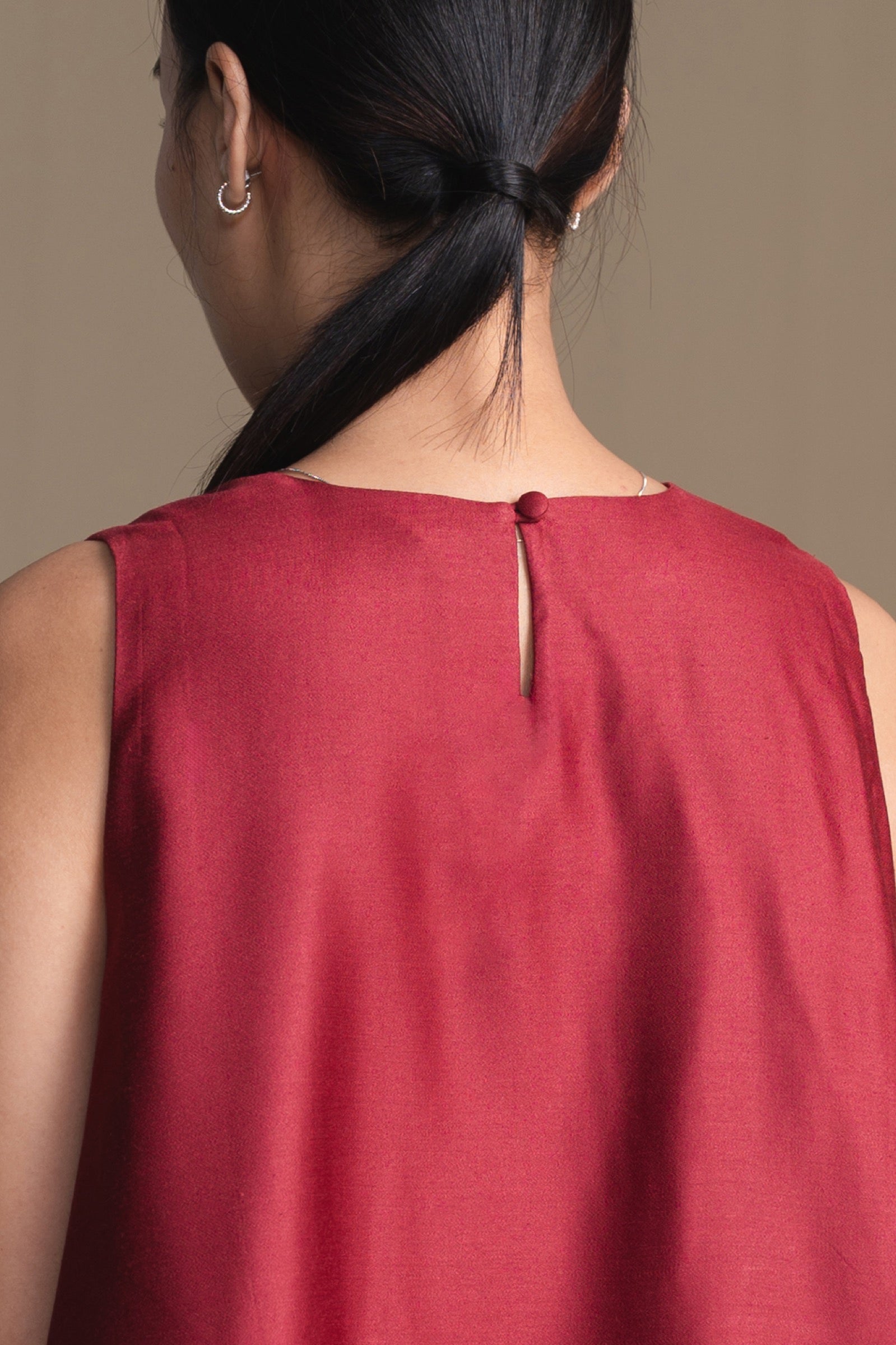 The Grace Blouse | Burgundy