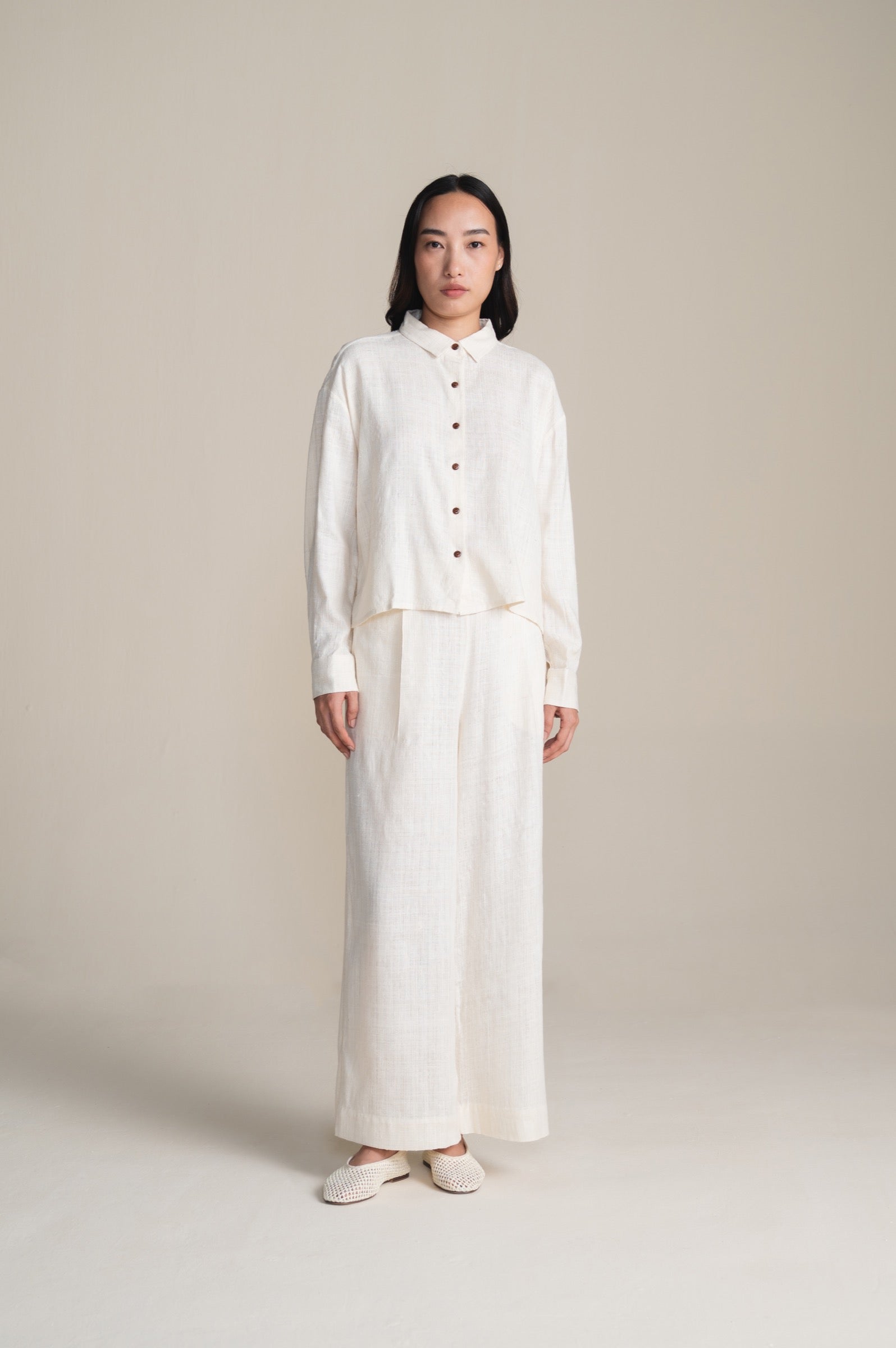 The Charkha Co-Ord | Ivory