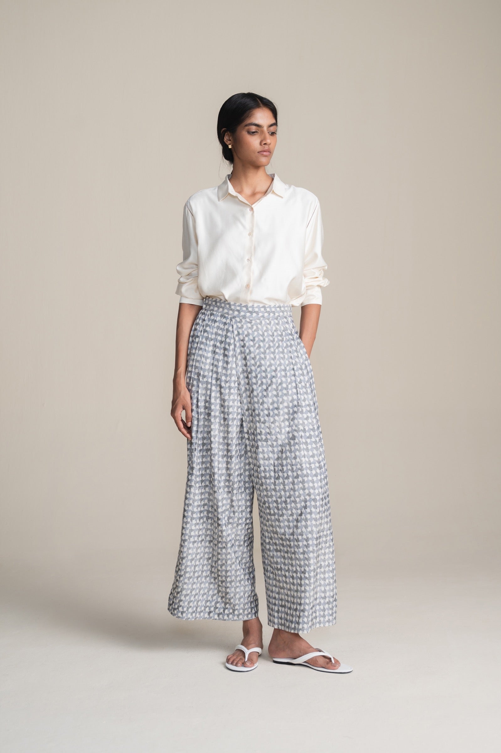 The Heritage Pleat Pant | Ash