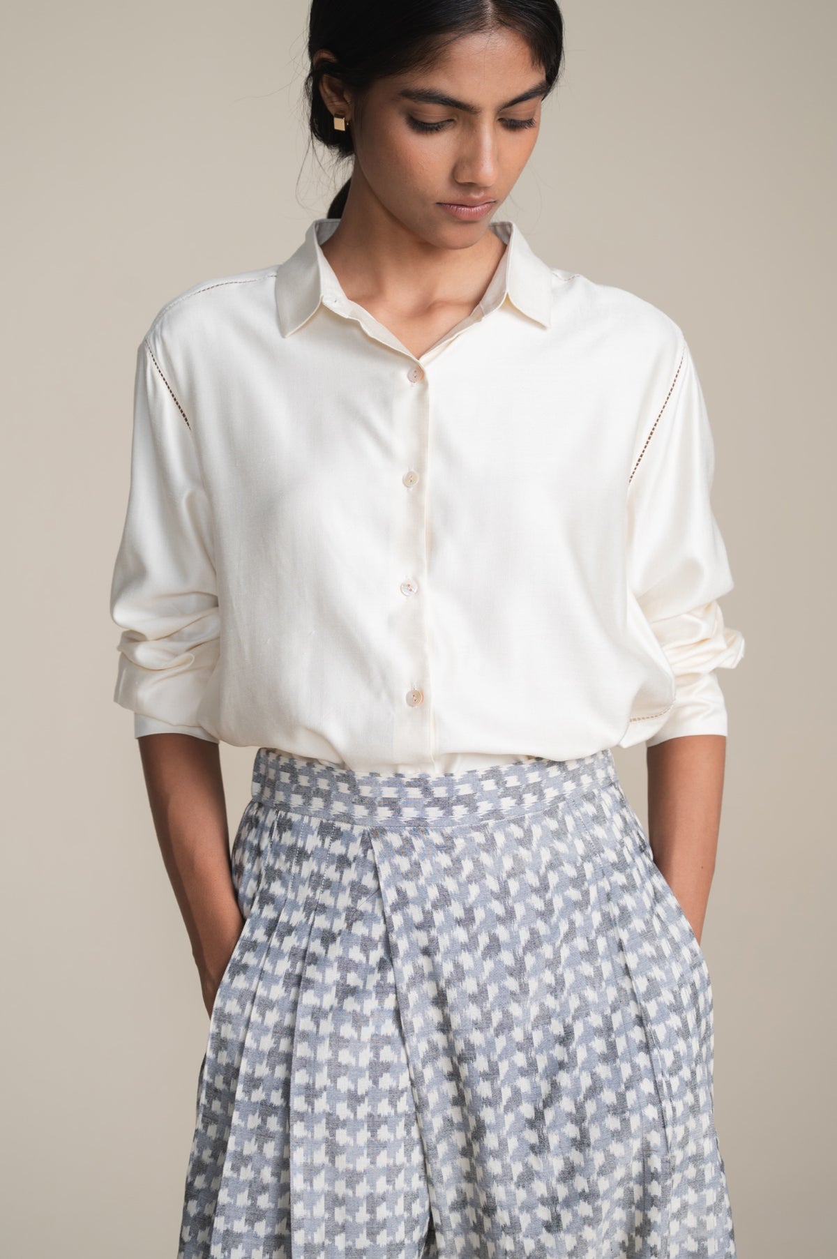 The Heritage Pleat Pant | Ash