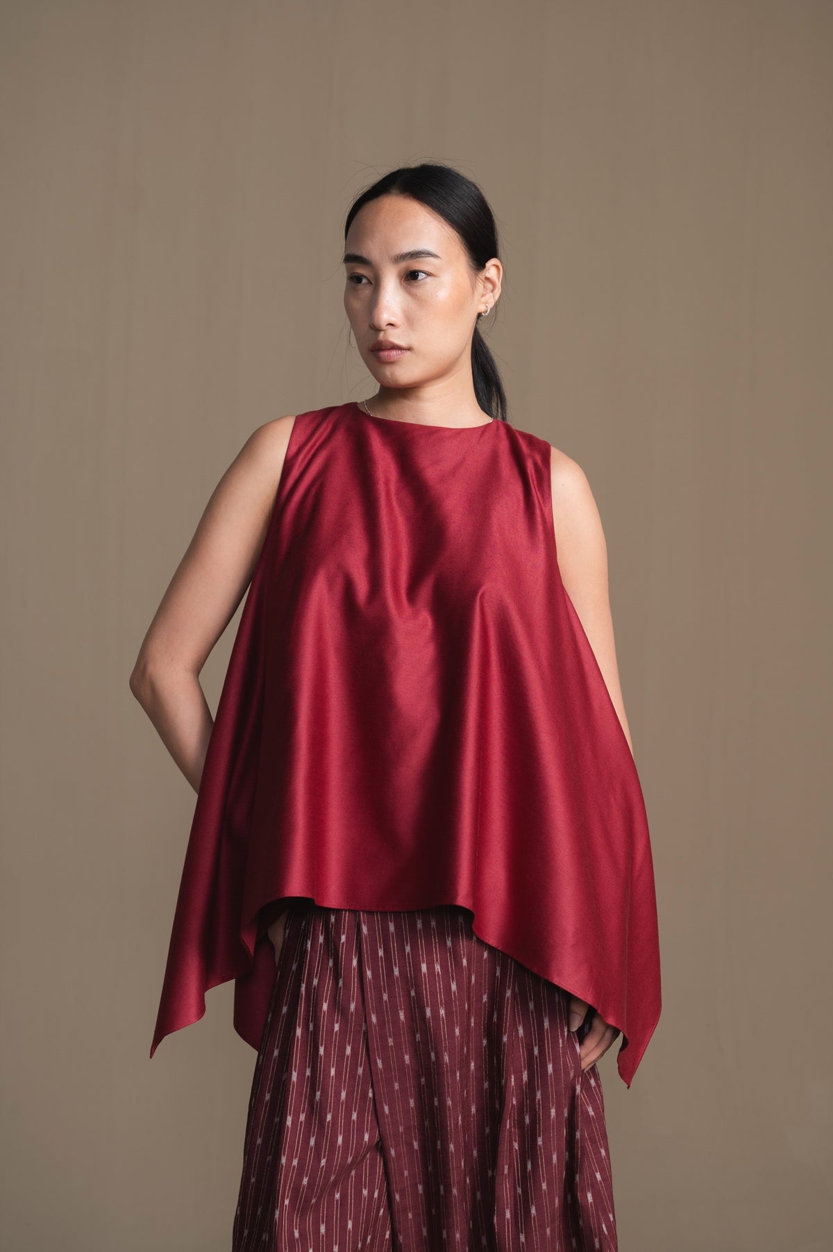 The Grace Blouse | Burgundy