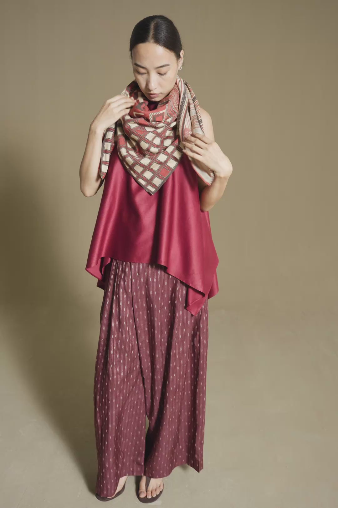 The Loom Scarf | Burnt Chestnut