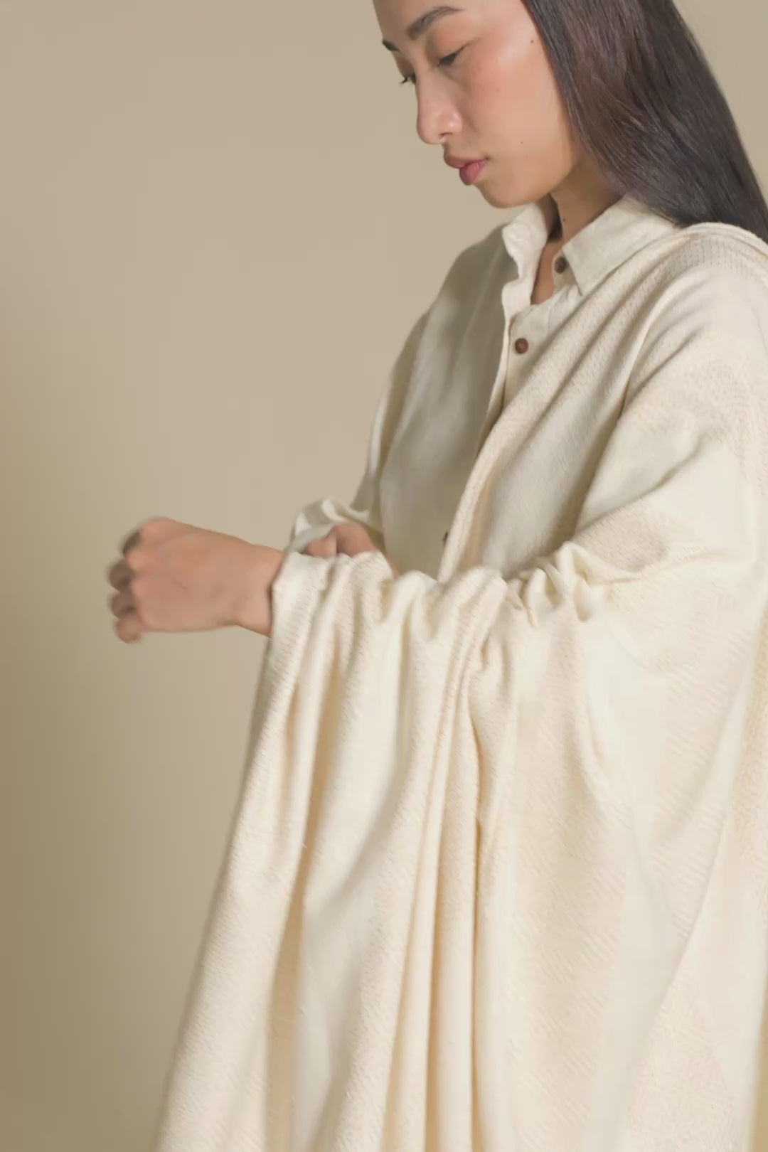 Meditation Shawl | Band - Oat