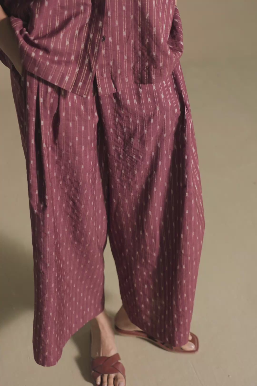 The Heritage Pleat Pant | Ember