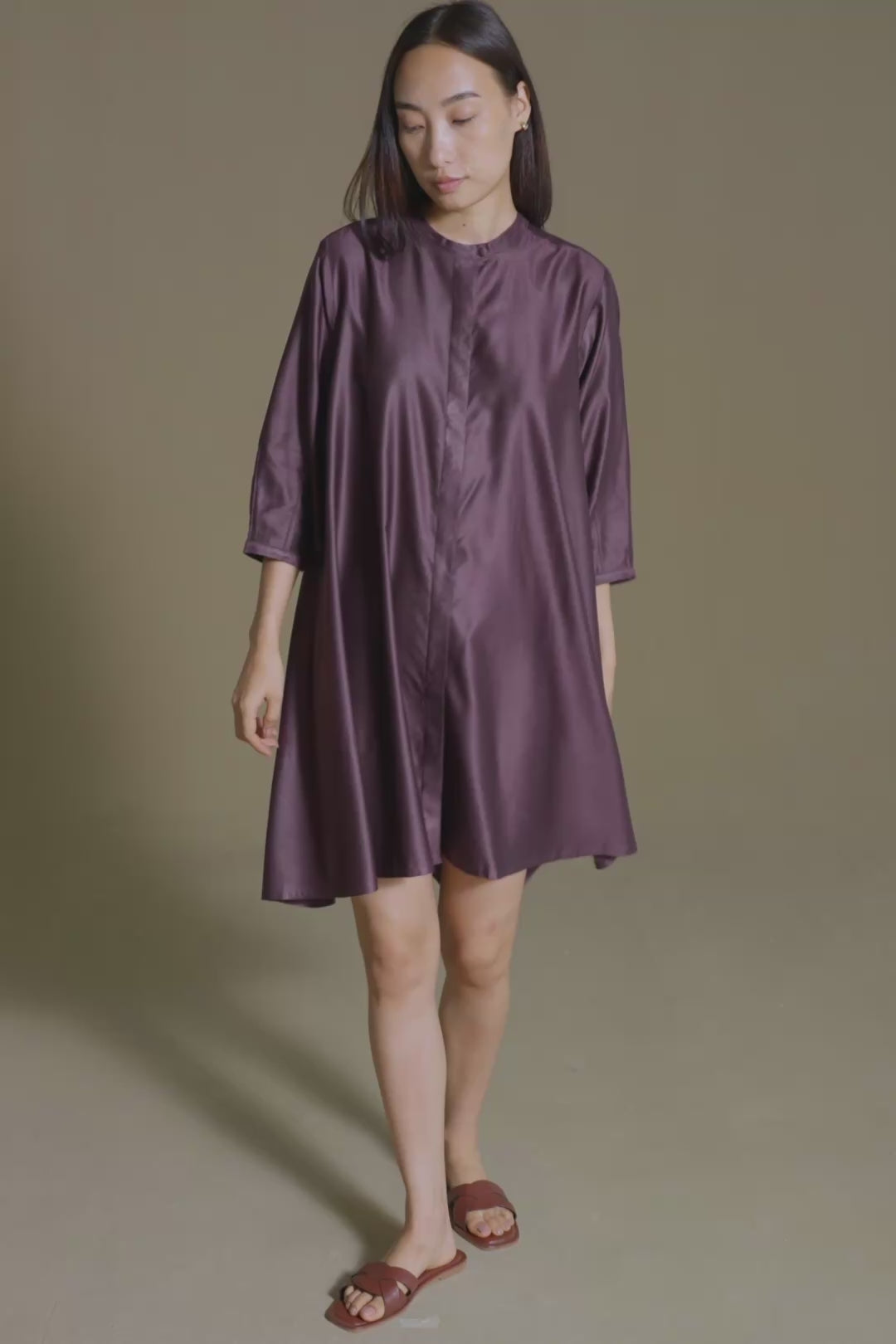 The Drift Shirt | Aubergine